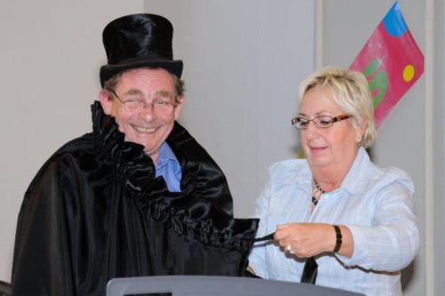 Notre magicien François et son habilleuse Marie-José.