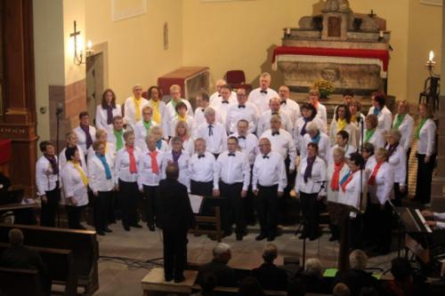 Osmose entre choristes et public à la chapelle Saint-André.